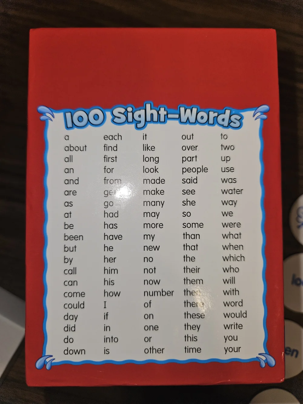 Lakeshore Splash! Sight-Words Reading Game - Red & Blue